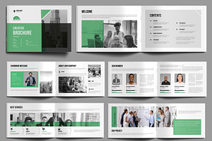 Creative Brochure Landscape Template, a Brochure Template by MightyDesign