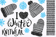 Winter KNITWEAR, a Decorative Illustration by Baksiabat (Thumbnail 1 of 6)