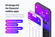IOWallet - Crypto & Banking Apps Kit, an App Template by WhiteUI.Store (Thumbnail 2 of 8)