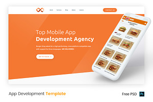 Food App Landing Page