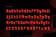 Zero Bots | Techno Retro Display, a Font by gracetype_studio (Thumbnail 10 of 12)