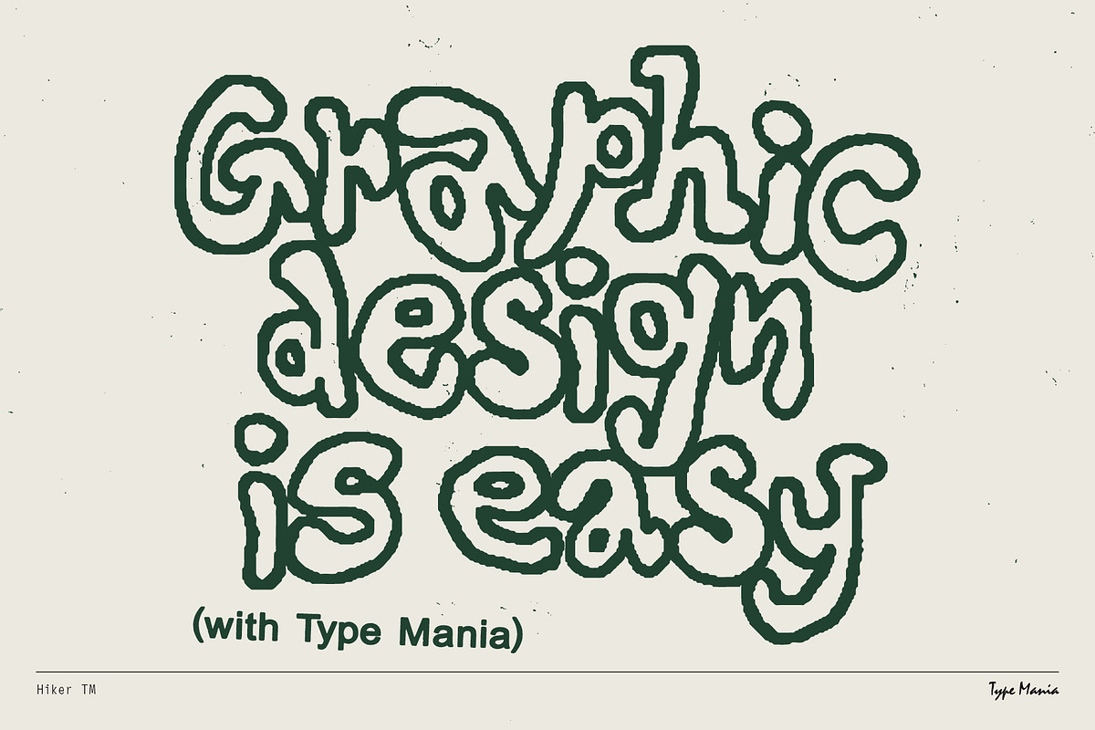 Hiker TM – Quirky Script, a Handwritten Font by Type Mania (Photo 11 of 11)