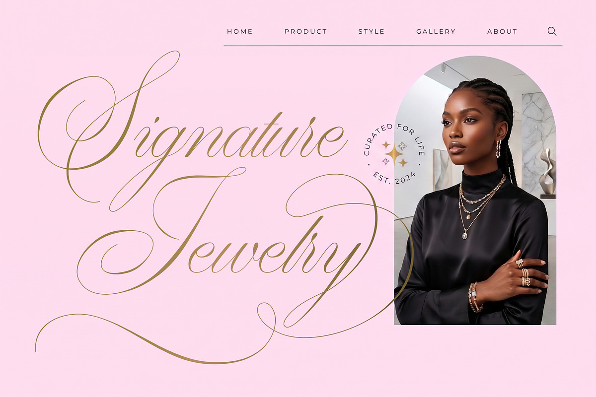 Garncoleia - Romantic Script Family, a Script Font by Sealoung (Photo 3 of 12)