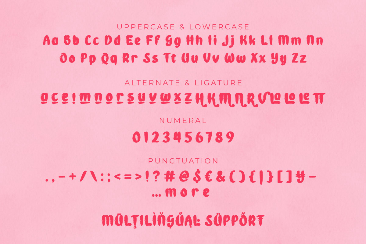 Waleyoi - Whimsical Valentine Font, a Sans Serif Font by twinstd (Photo 4 of 8)