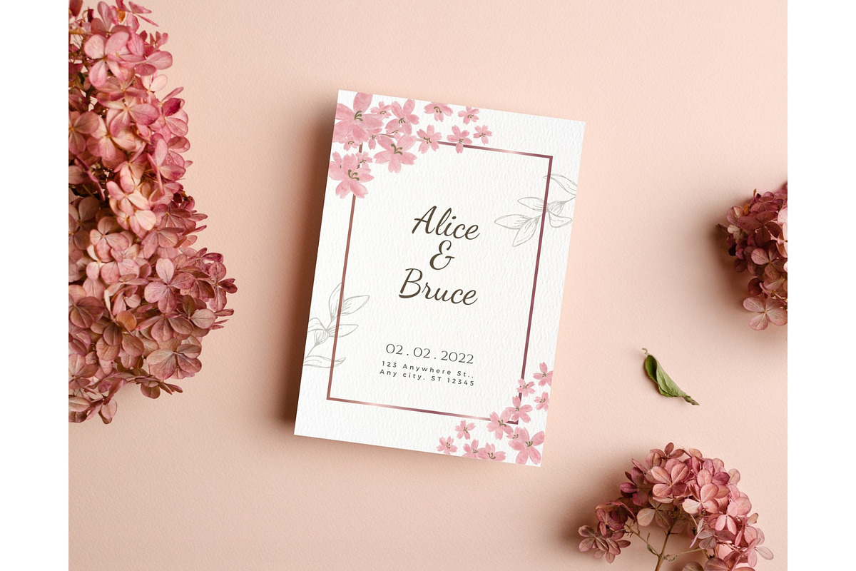 Minimalist 5x7 Card Mockup Bundle, an Invitation Template by DaisyStudio (Photo 10 of 13)