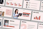 Minimal Business Marketing Plan, a Presentation Template by Mighty-Slide (Thumbnail 1 of 5)