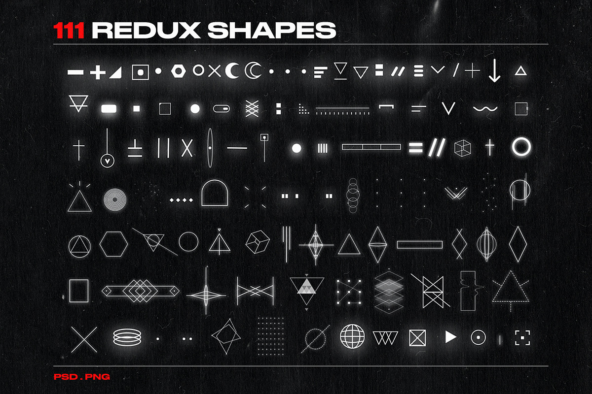 Redux Futuristic Shapes, an Object Graphic by Pixflow (Photo 5 of 5)