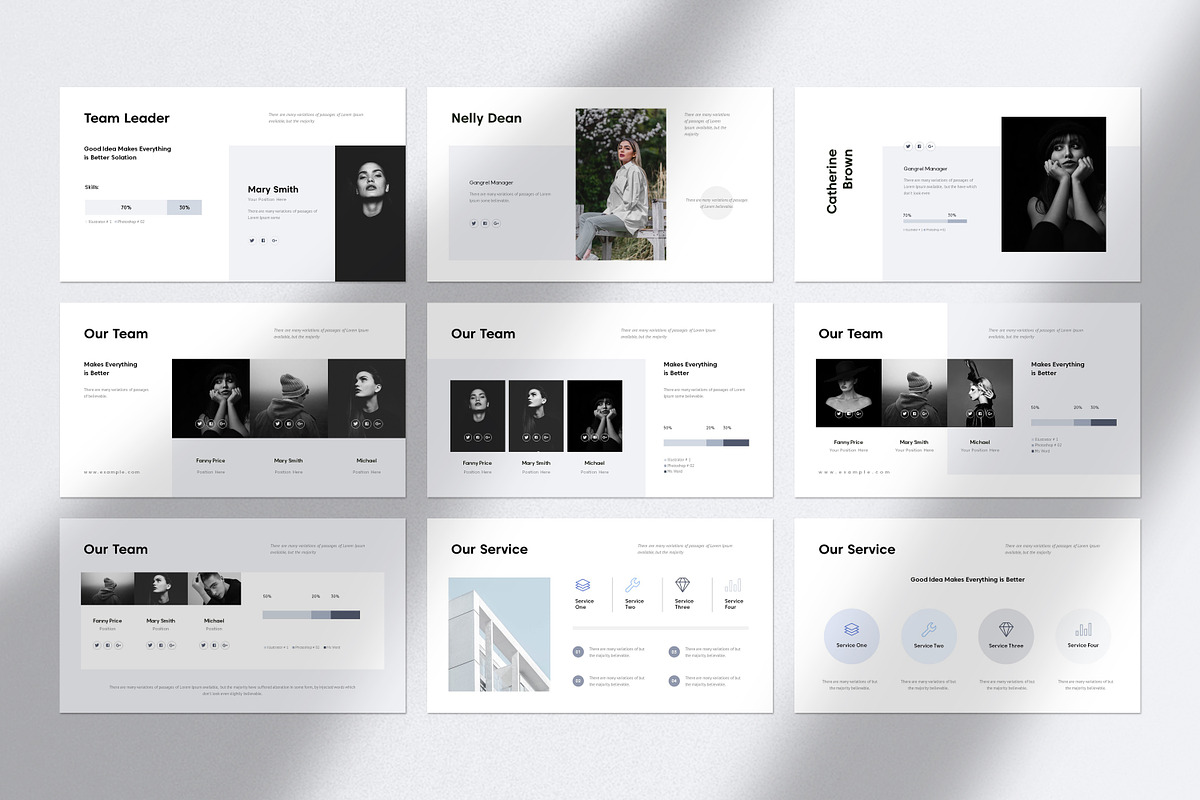 Business Pitch Deck PowerPoint, a Presentation Template by GoldenPixelStudio (Photo 8 of 25)