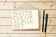 Watercolor floral alphabet, an Illustration by swiejko (Thumbnail 3 of 6)