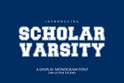 Scholar Varsity, a Serif Font by Dm Studio (Thumbnail 1 of 10)