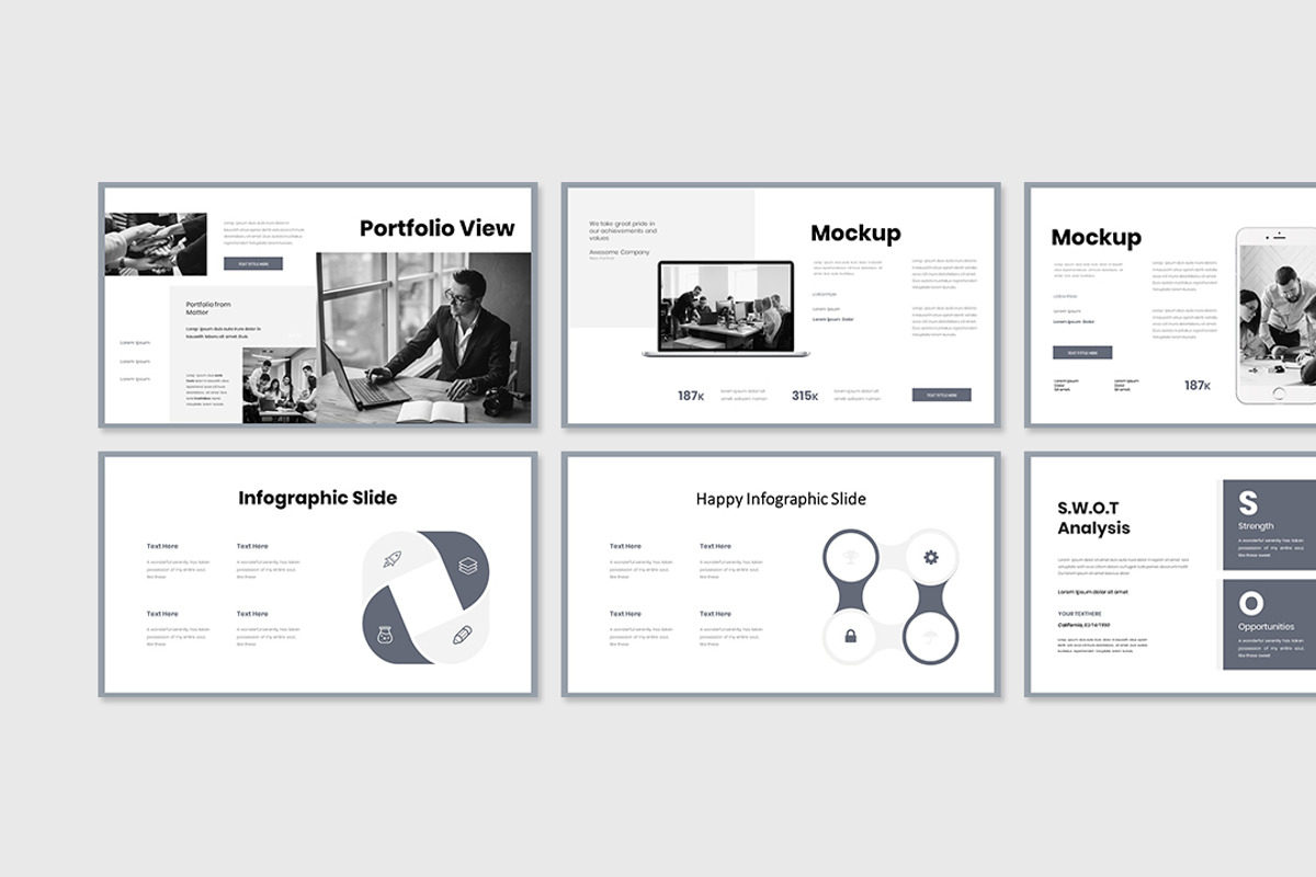 Matter Presentation Template, a Presentation Template by Analogous Temp (Photo 4 of 5)
