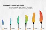 Vectorized Acrylic Brush Strokes, a Shape Add-On by Luis Batlle (Thumbnail 2 of 4)