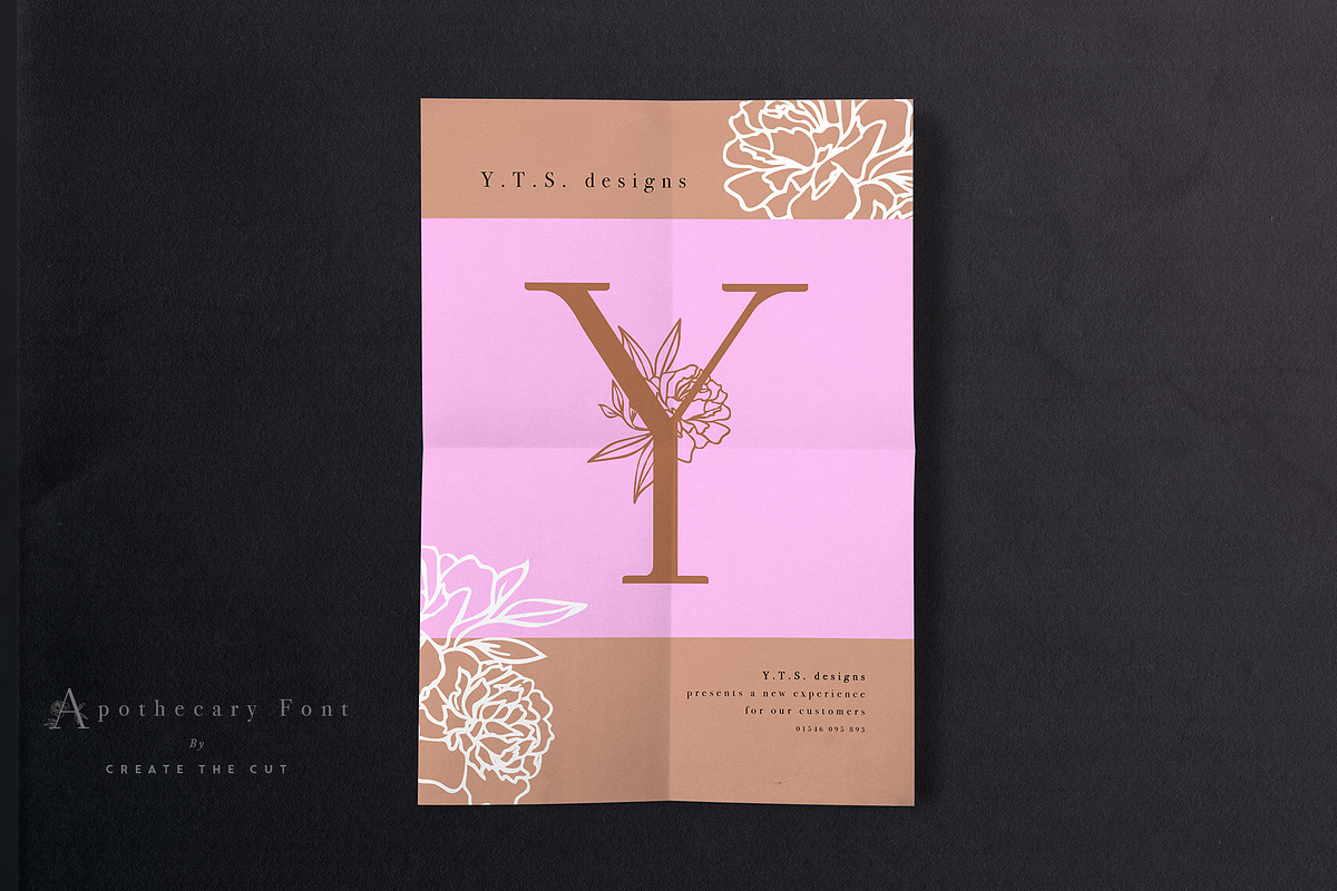 Apothecary Display Font preview 4