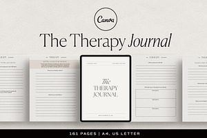 Therapy Journal Canva Template