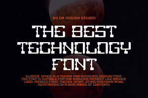 Clasico Space - Cyber & Tech Font