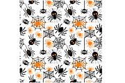 Halloween Spiders and Webs Seamless, a Pattern Graphic by Sharon Schwalbe (Thumbnail 4 of 4)