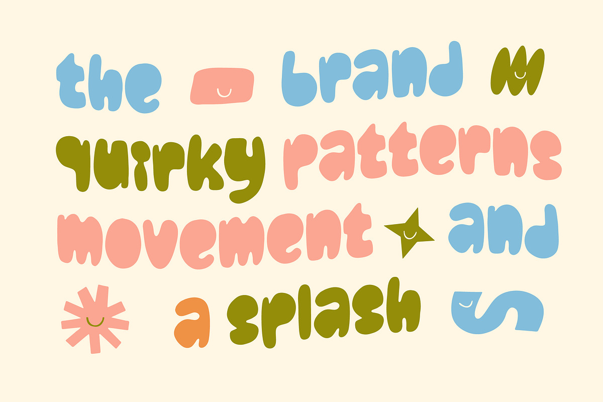 Funky Things, a Sans Serif Font by Rahagita Studio (Photo 2 of 9)