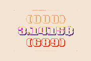 Locker Numerals Color Font, a Font by Noem9 Studio (Thumbnail 12 of 14)