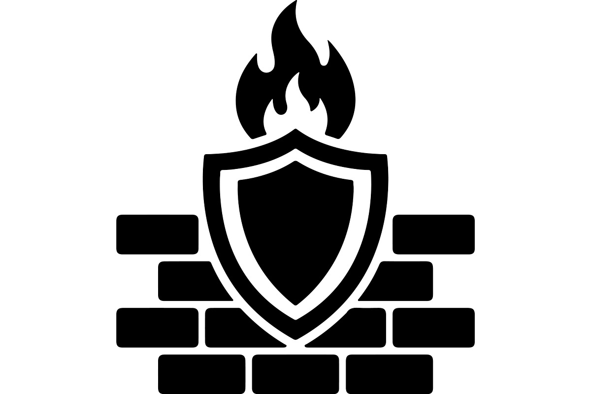 firewall security icons, a Technology Illustration by abu67222 (Photo 3 of 13)