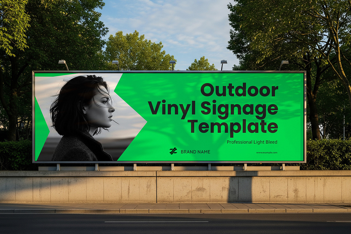 Billboard Signage Mockup Template