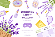 Lavender spa and beauty collection, a Healthcare Illustration by Peviotadesign (Thumbnail 1 of 11)