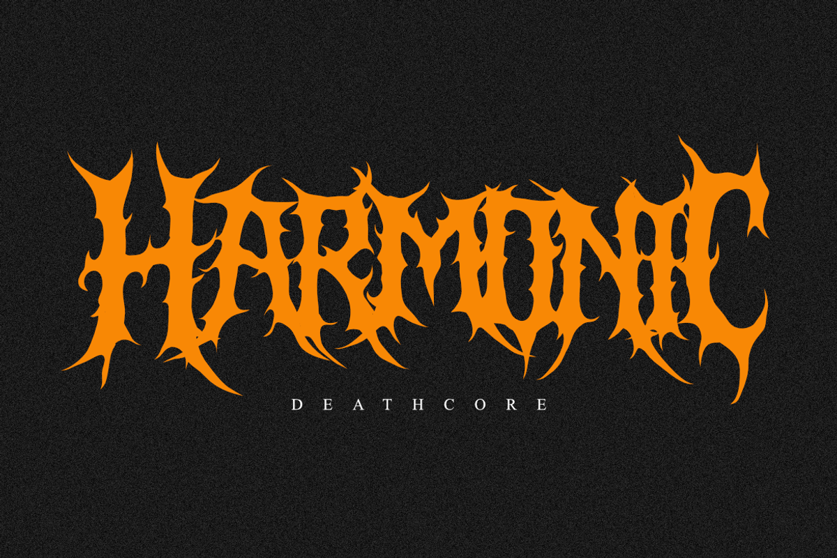 Crimson Sickness | Death Metal, a Symbol Font by Masyafi Studio (Photo 6 of 9)