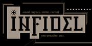 Infidel, a Serif Font by Barnbrook Fonts (Thumbnail 1 of 5)