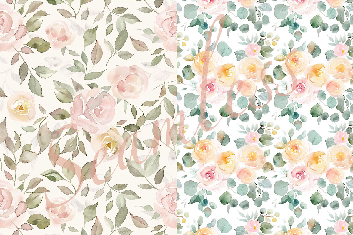 Digital Paper Pack Seamless Patterns, a Pattern Graphic by DreamCafeArt (Photo 2 of 5)