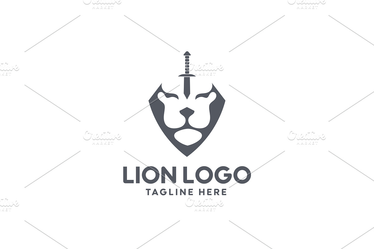 Lion Sword Logo, a Branding & Logo Template by GenesisCreativeCo (Photo 1 of 2)