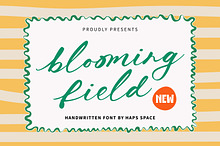 Blooming Field Handwritten Script