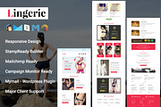 Lingerie Responsive Email Template, an Email Template by Pennyblack Templates (Thumbnail 1 of 2)