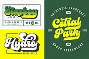 Mafhea - Vintage Retro Font, a Script Font by Letter Fresh (Thumbnail 3 of 12)