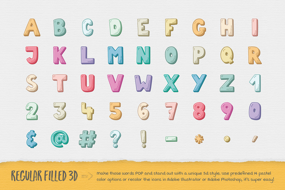 Hand-Drawn Alphabet Icons, an Icon by Good Stuff No Nonsense (Photo 6 of 12)