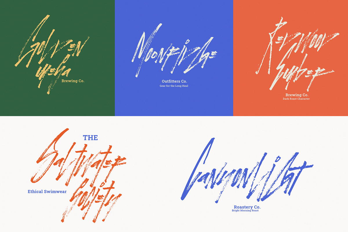 November Rain | Authentic Dry Brush, a Handwritten Font by Ardana Creative (Photo 4 of 12)