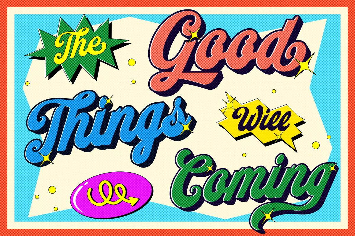 Sundries Bold Script with Extruded, a Script Font by Angin Studio (Photo 8 of 18)