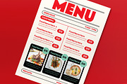 Cream Retro Simple Food Menu, a Flyer Template by graphicook (Thumbnail 4 of 4)