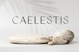 CAELESTIS elegant sans serif font