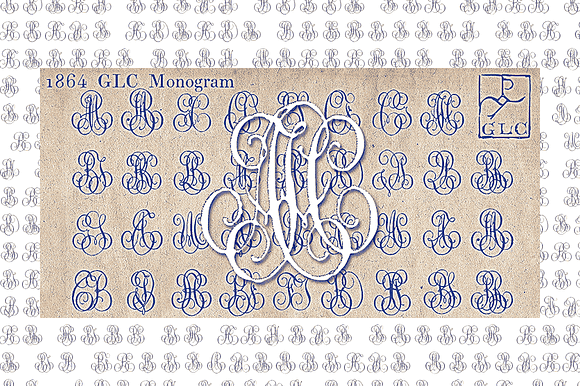 1864 GLC Monogram Set preview 5