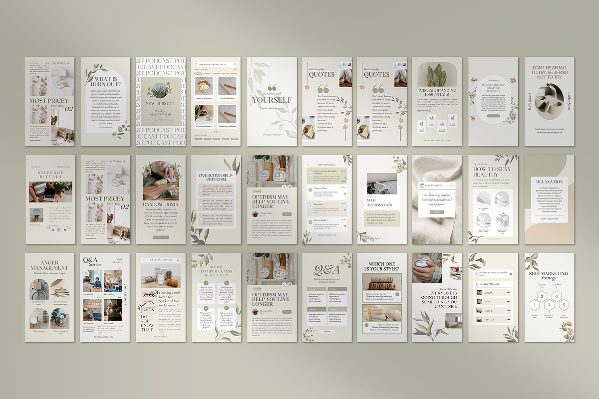 Instagram for Coach Botanical, a Social Media Template by Analogi Studio (Photo 25 of 30)