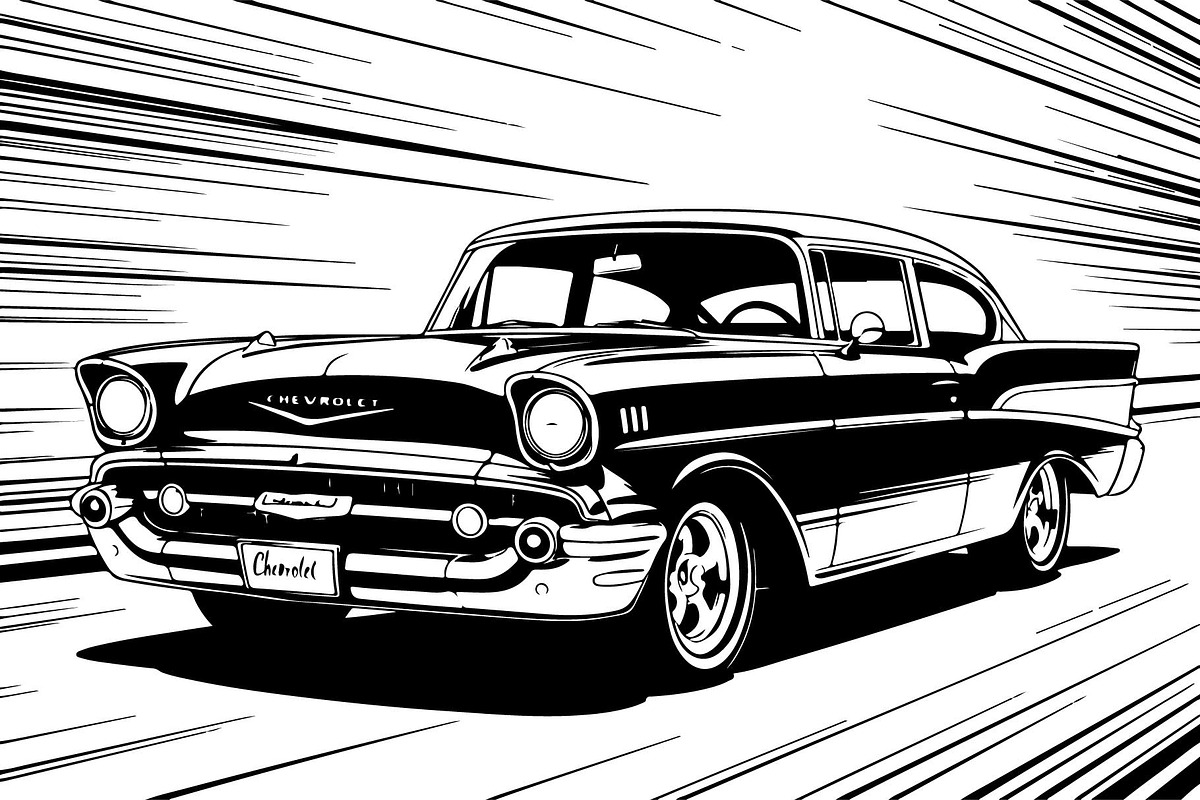 Classic Muscle Car SVG Bundle, an Object Graphic by jahid234 (Photo 7 of 12)