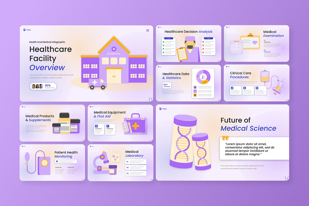 Health & Medical Infographic Slides, a Presentation Template by Antstheme (Photo 4 of 4)
