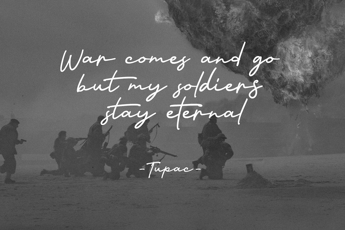 Nagietha - Handwritten Font, a Script Font by Arterfak Project (Photo 11 of 12)