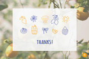 Lemon Summer Hand Drawn Collection, an Object Graphic by Alena Koval (Thumbnail 18 of 18)