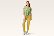 Women's Summer Clothing Mockup, a Shirt Mockup by PSD Market (Thumbnail 11 of 20)