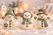 Christmas Snowman Decor 3D STL, a Scene 3D Model by Layerology (Thumbnail 1 of 3)
