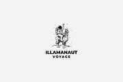 Astronaut Illustration Logo Bundle, a Branding & Logo Template by lineandcircle (Thumbnail 2 of 6)