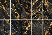 Black Gold Marble Seamless Textures, a Texture Graphic by BrushstrokeArtGB (Thumbnail 3 of 12)