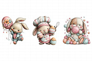 Whimsical Easter Bunny Clipart, an Illustration by Daily.Designs (Thumbnail 4 of 8)