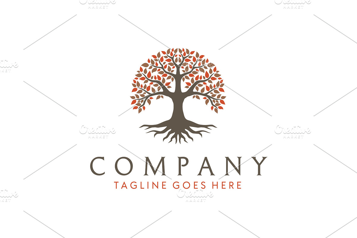 Root Leaf Family tree of life logo, a Branding & Logo Template by Enola99d