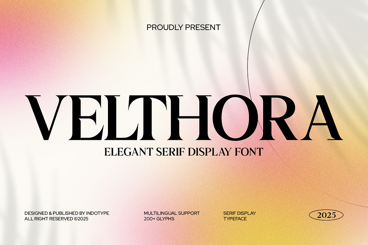 Velthora - Elegant Serif Display, a Font by Indotype Foundry (Photo 1 of 10)